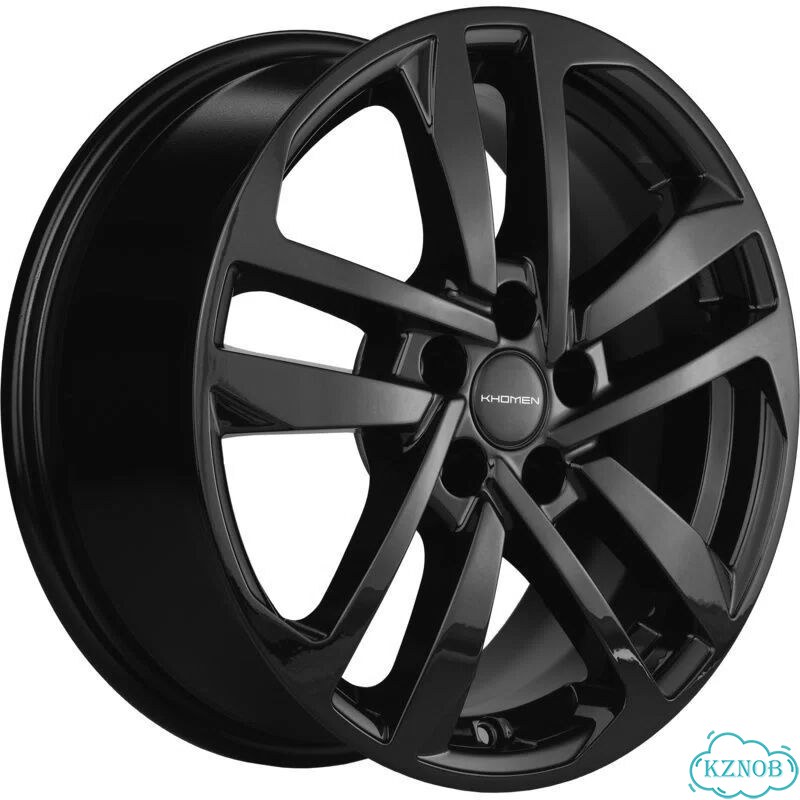 Khomen wheels KHW1612 6.5J R16 5x100 ET39 D57.1 black фото 1