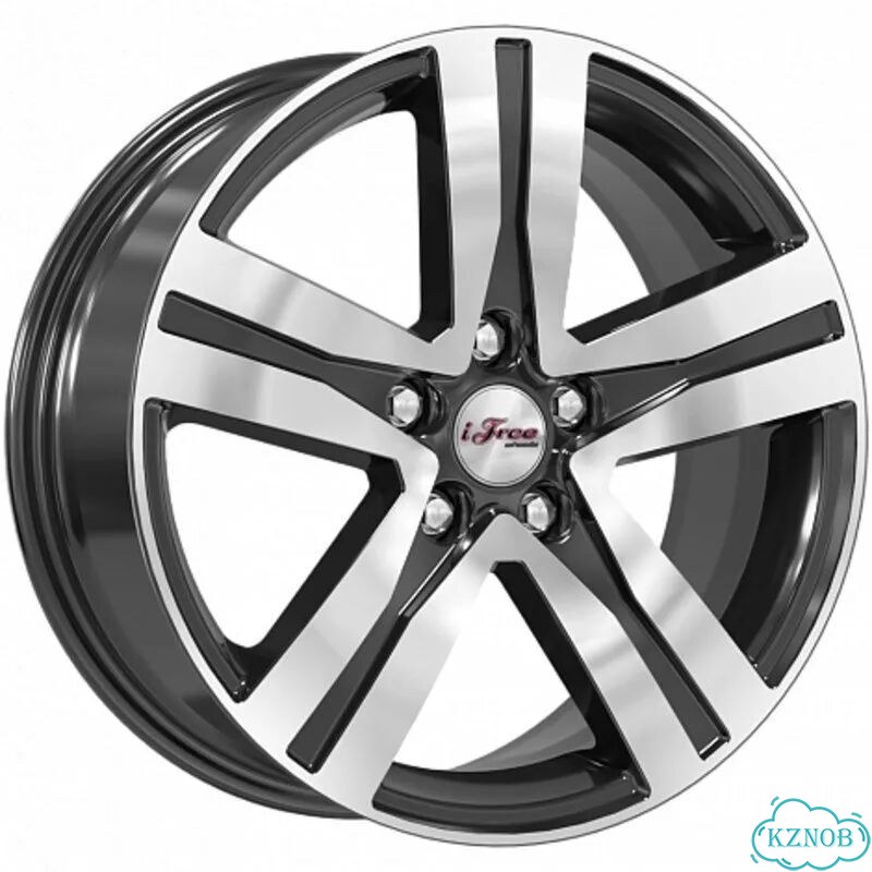 Ifree rebel 7J R17 5x114.3 ET50 D67.1 black jack фото 1