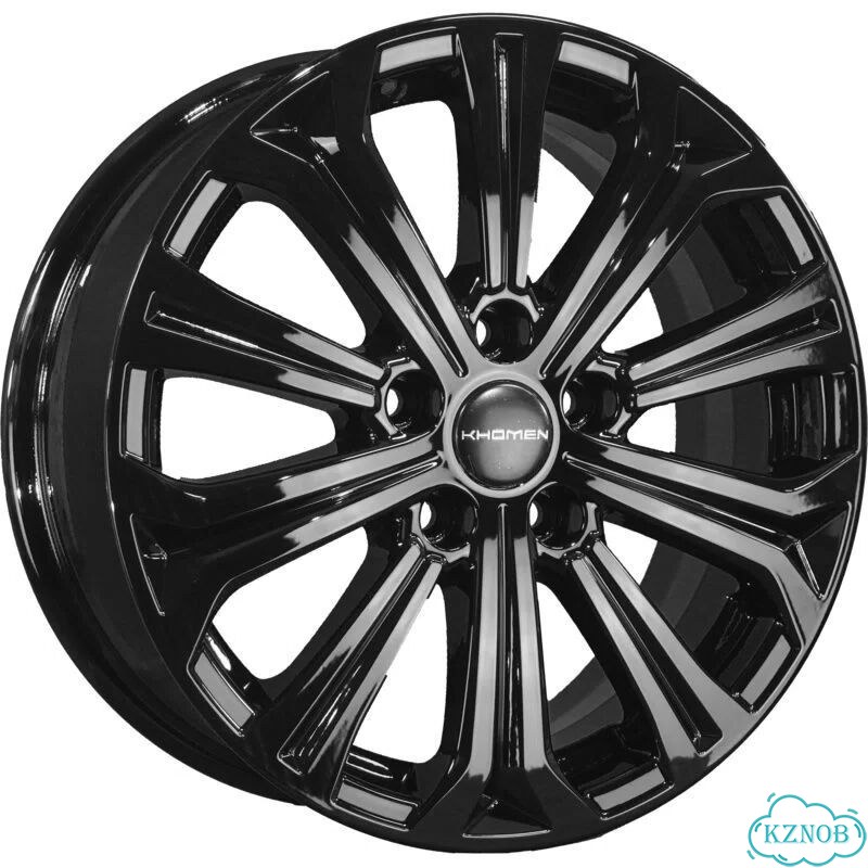 Khomen wheels KHW1610 6.5J R16 5x114.3 ET46 D67.1 black фото 1