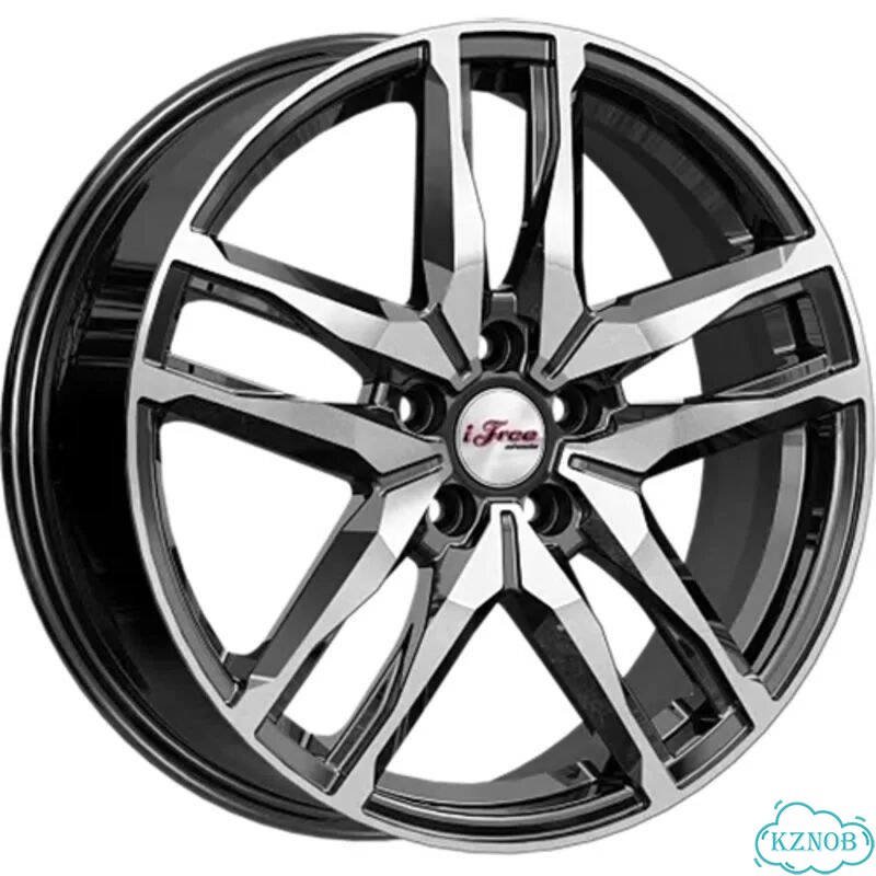 Ifree бомбей 6.5J R18 5x114.3 ET50 D60.1 black jack фото 1