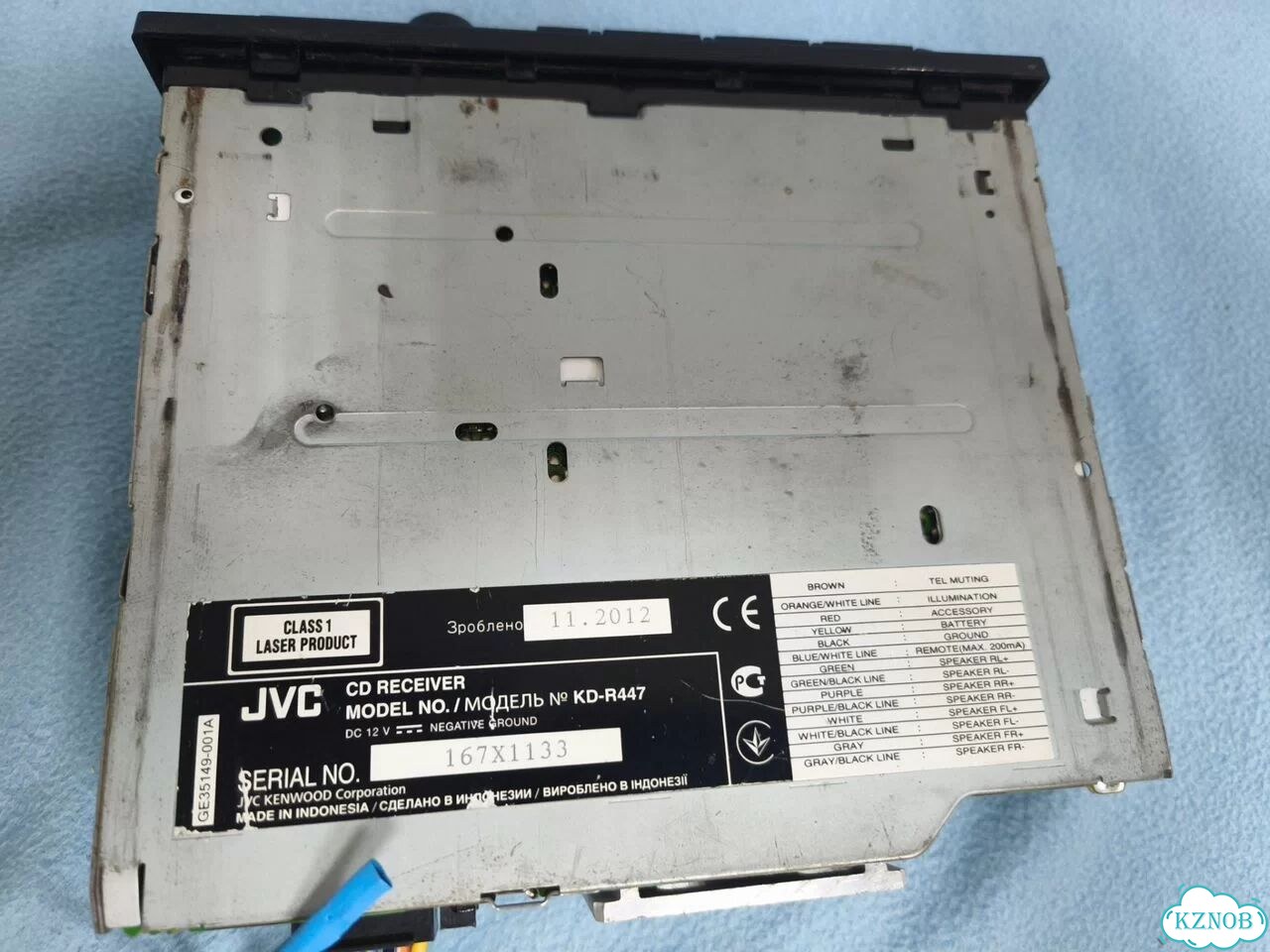 Автомагнитола JVC KD-R477 USB оригинал фото 3