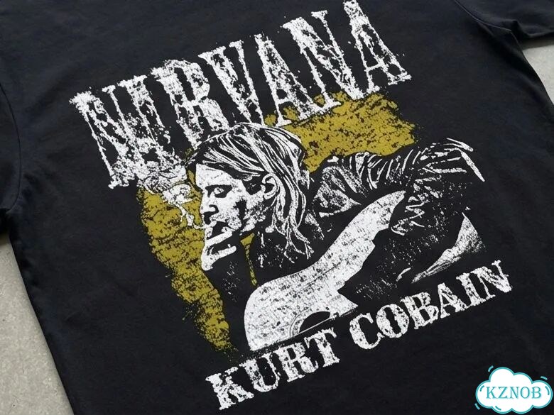 Лонгслив черный Nirvana Kurt Cobain AD0036 фото 3