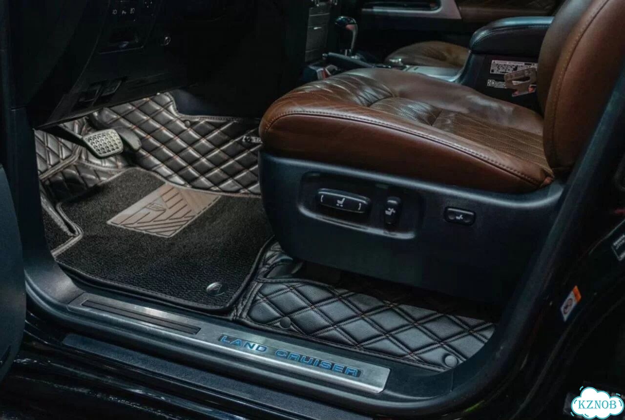 3D коврики из экокожи Toyota Land Cruiser 200 фото 1