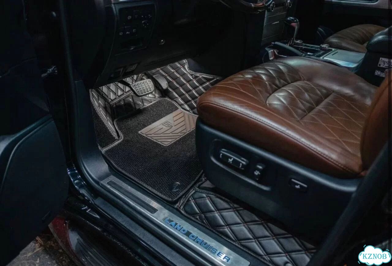 3D коврики из экокожи Toyota Land Cruiser 200 фото 3