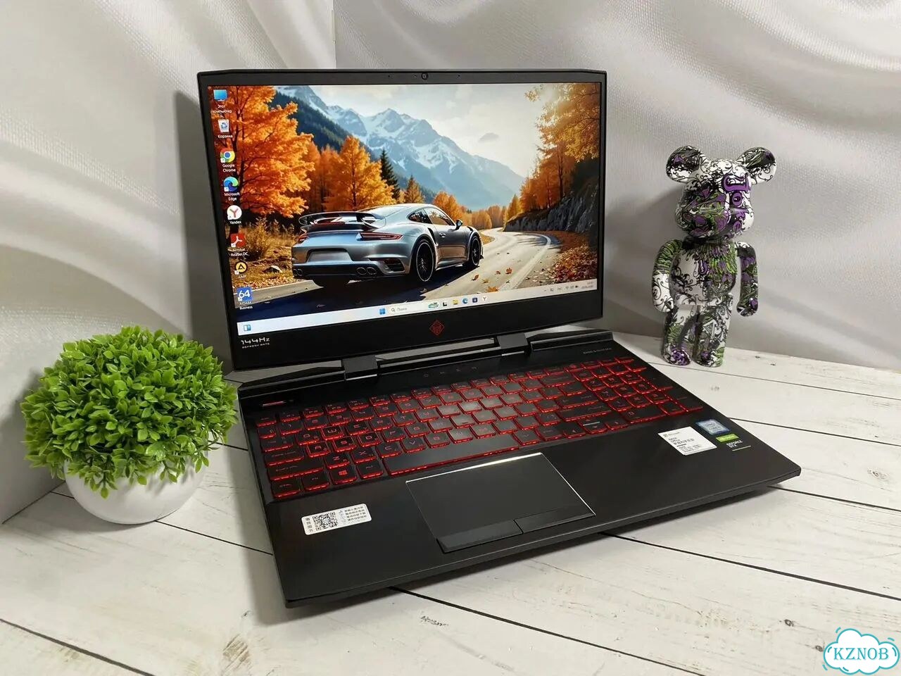 Игровой ноутбук HP omen i5/1660Ti/144Hz/256SSD фото 1