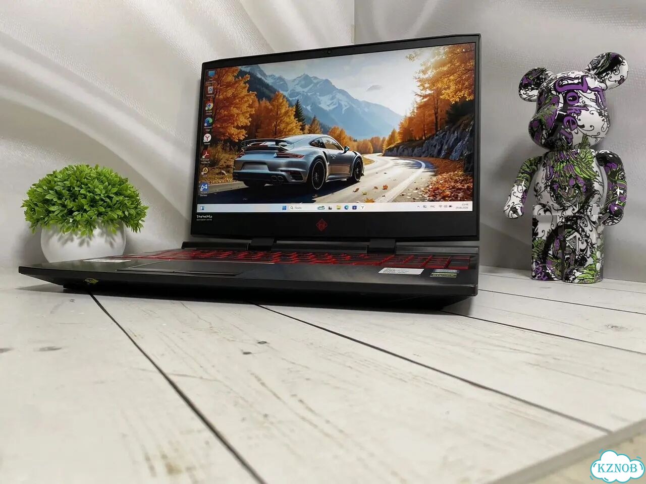 Игровой ноутбук HP omen i5/1660Ti/144Hz/256SSD фото 2