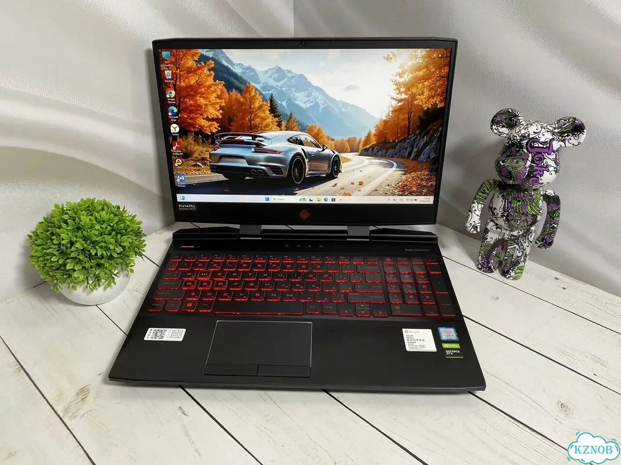 Игровой ноутбук HP omen i5/1660Ti/144Hz/256SSD фото 4