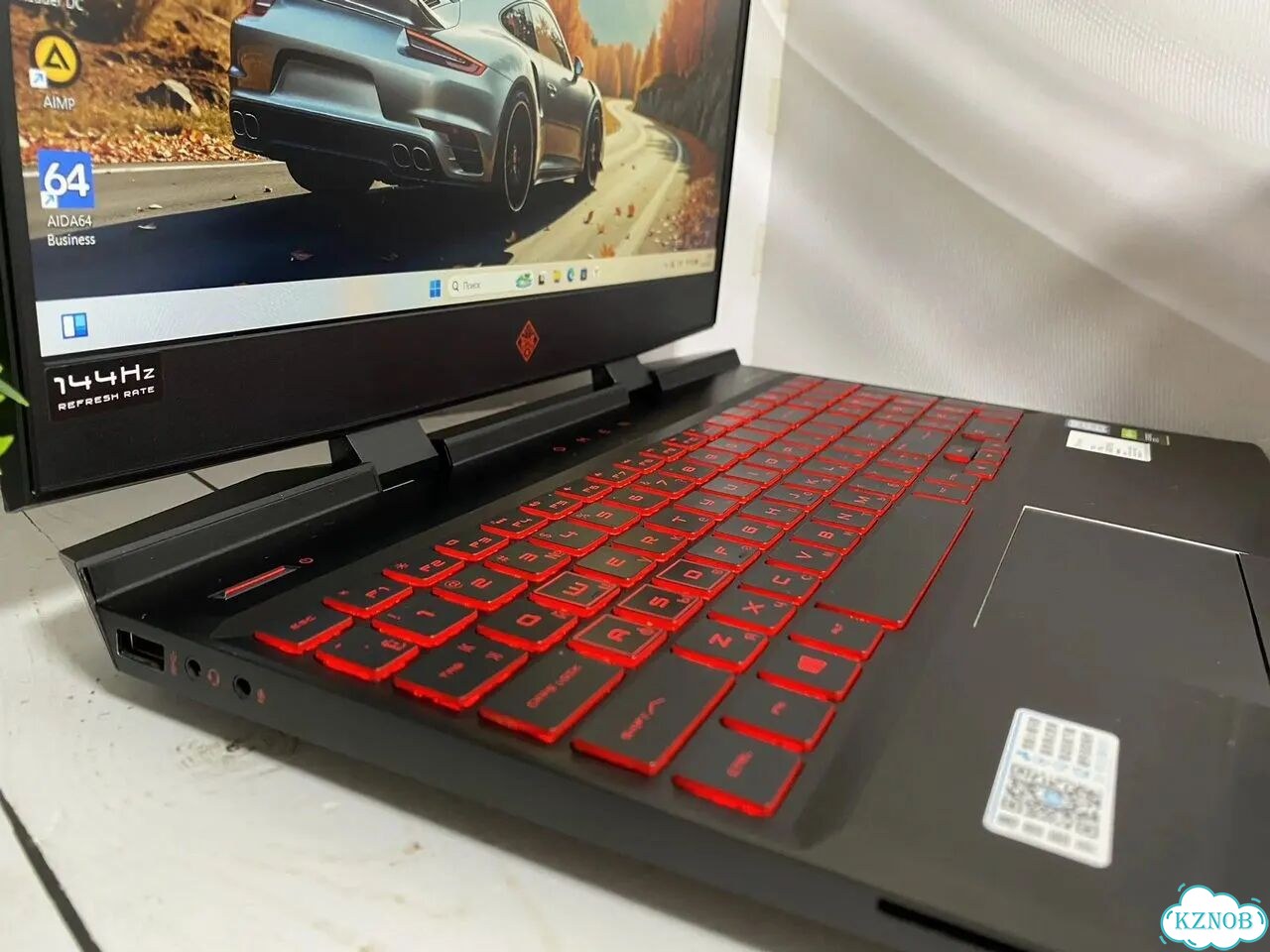 Игровой ноутбук HP omen i5/1660Ti/144Hz/256SSD фото 6