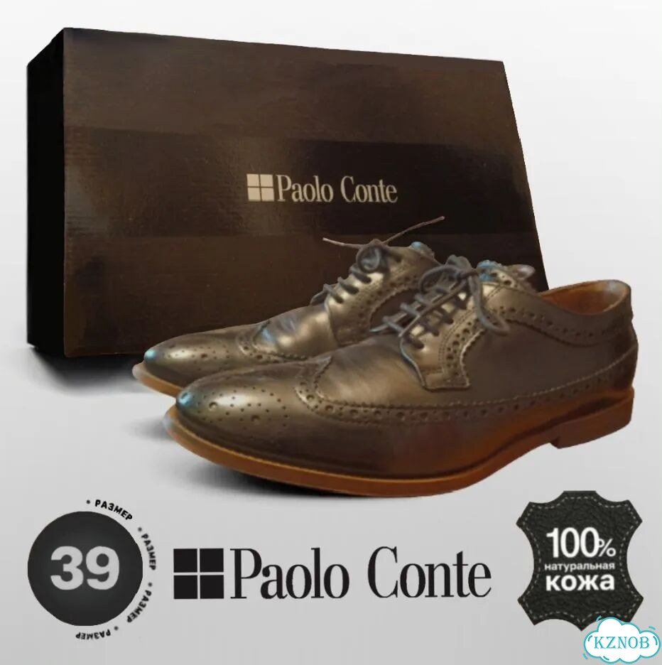 Мужские полуботинки Paolo Conte, натуральная кожа фото 1
