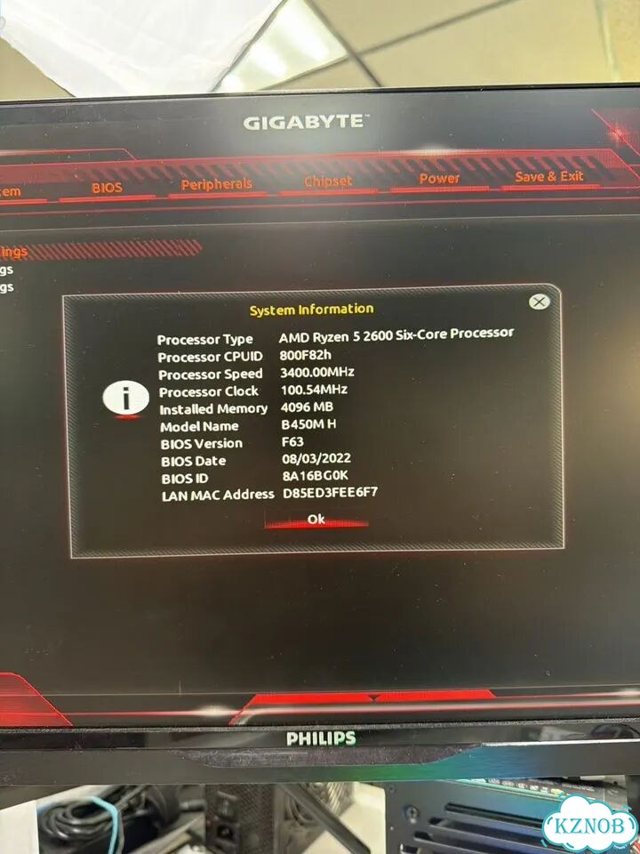 Gigabyte B450M H, Socket AM4 фото 8