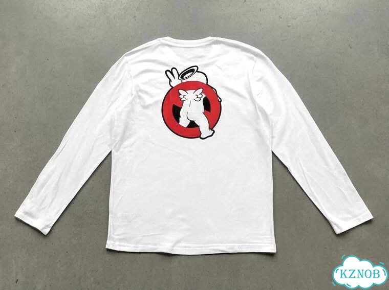 Лонгслив белый Saint Mxx Horror DAC0122 streetwear vintage фото 2