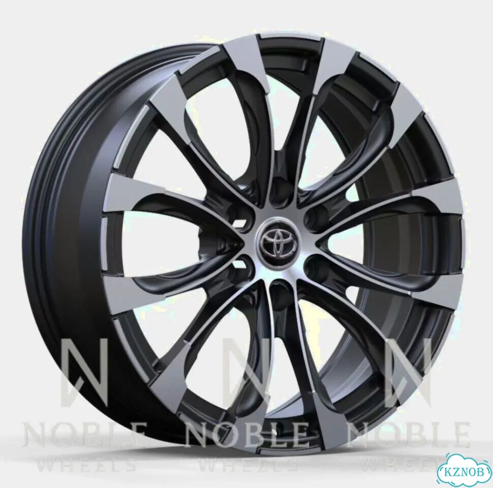 Кованые диски R20 Black Machined Toyota LC 300 фото 2