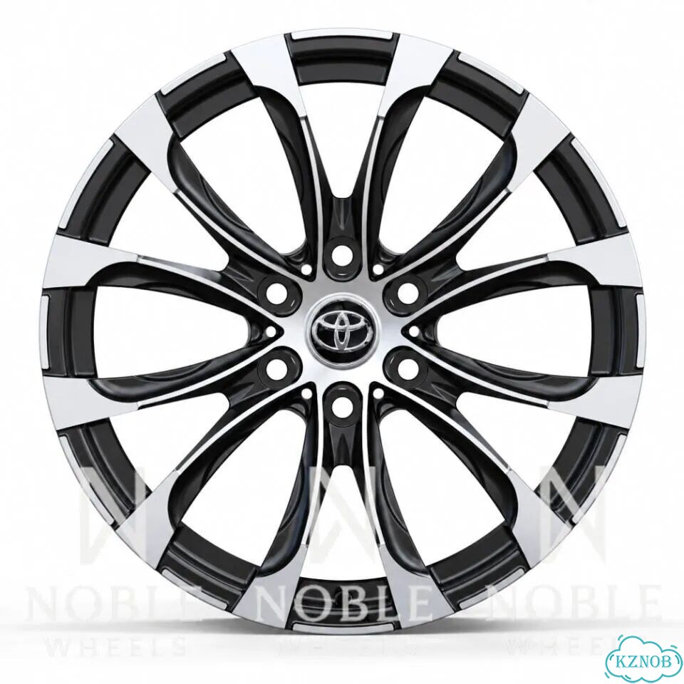 Кованые диски R20 Black Machined Toyota LC 300 фото 3
