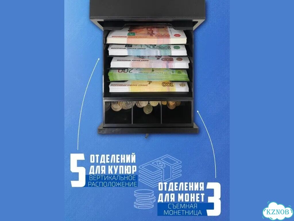 Денежный ящик форт 2М push механический фото 2