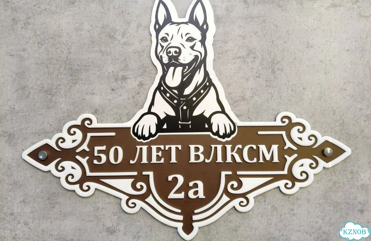 Вывеска для дома / табличка на забор фото 3