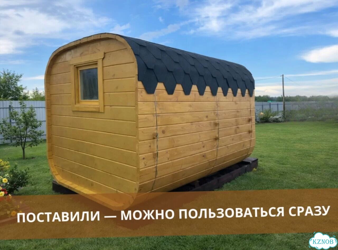 Баня бочка под ключ фото 2