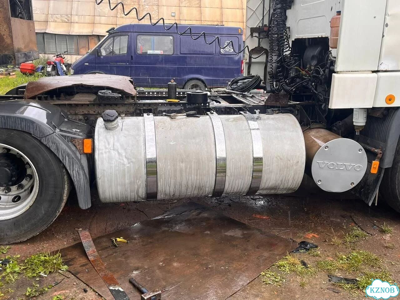 Хомуты на топливный бак Scania усиленные фото 7