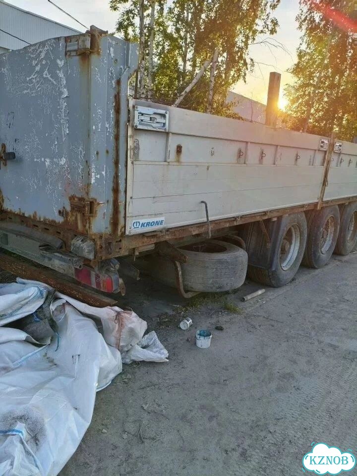 Полуприцеп бортовой Krone SD, 2008 фото 2