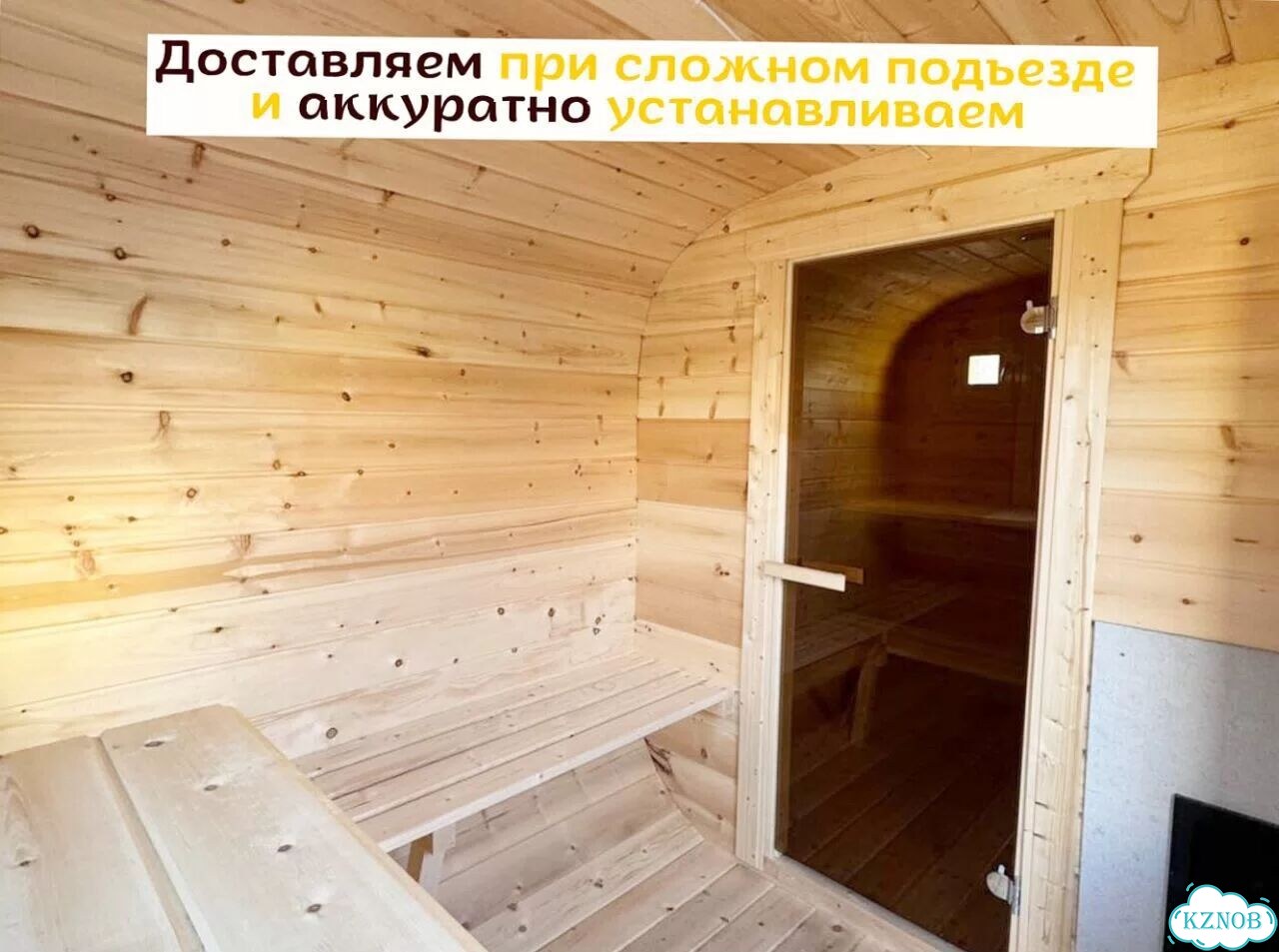 Баня-бочка под ключ фото 7