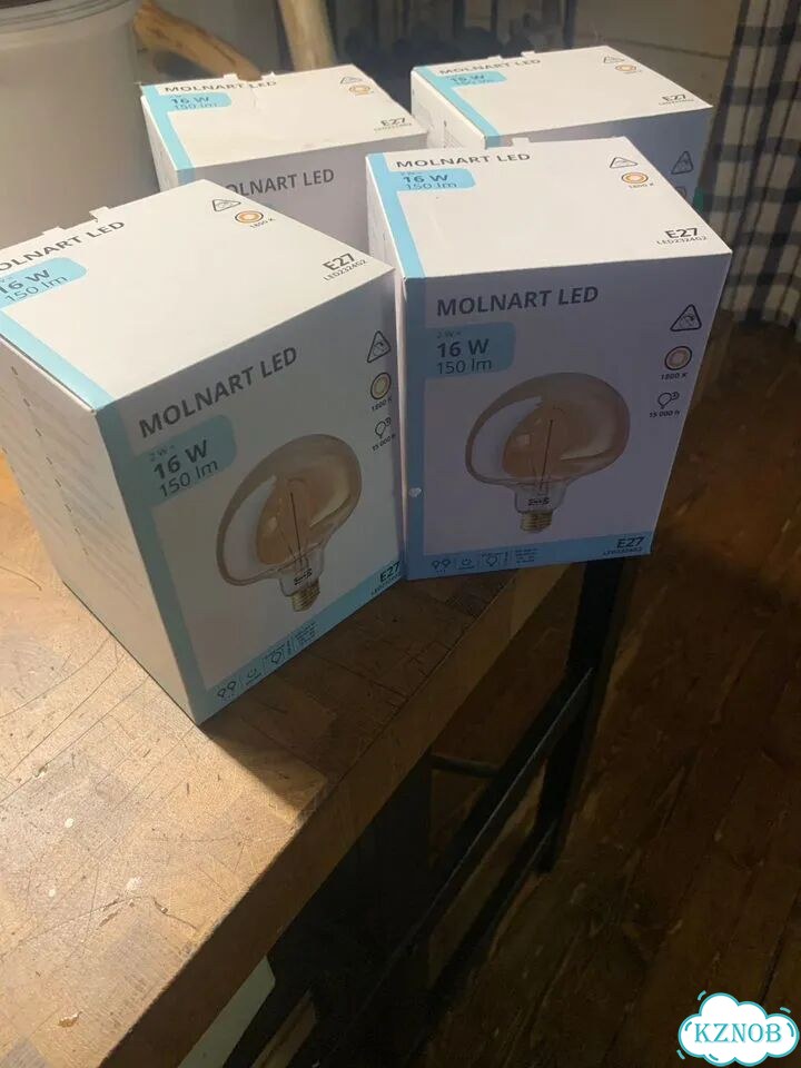 Лампа светодиодная IKEA molnart, LED E27 фото 3