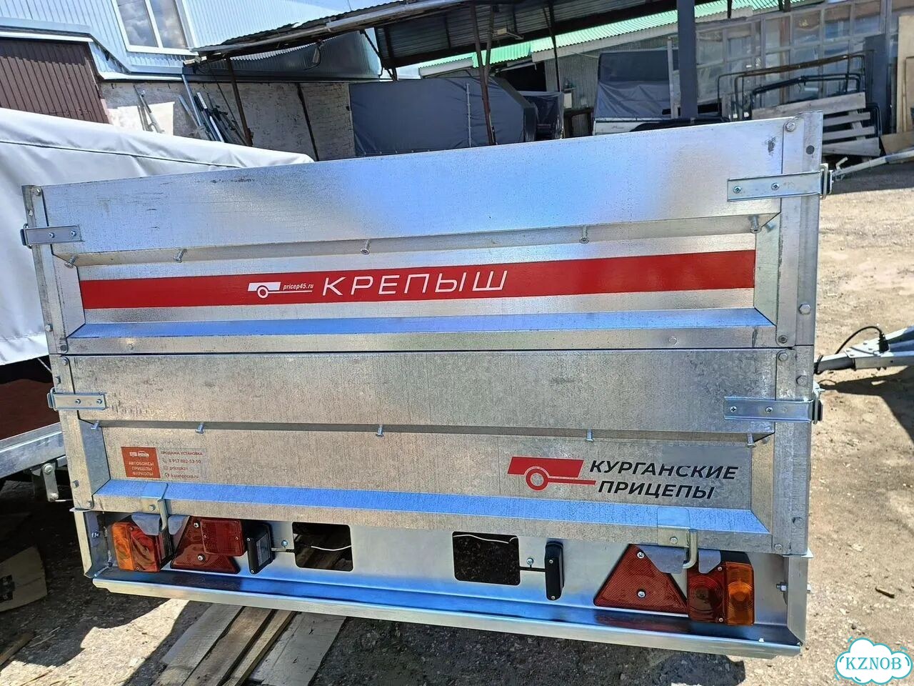 Прицеп легковой 2,5*1,3 с двойным бортом фото 6