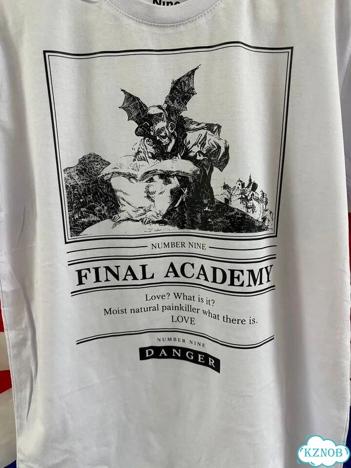 Футболка Number Nine Final Academy белая фото 2
