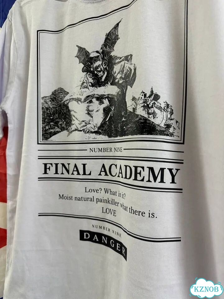 Футболка Number Nine Final Academy белая фото 4