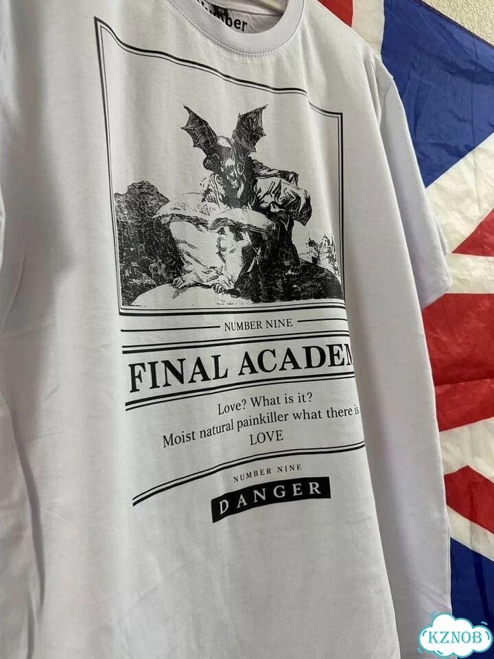 Футболка Number Nine Final Academy белая фото 5