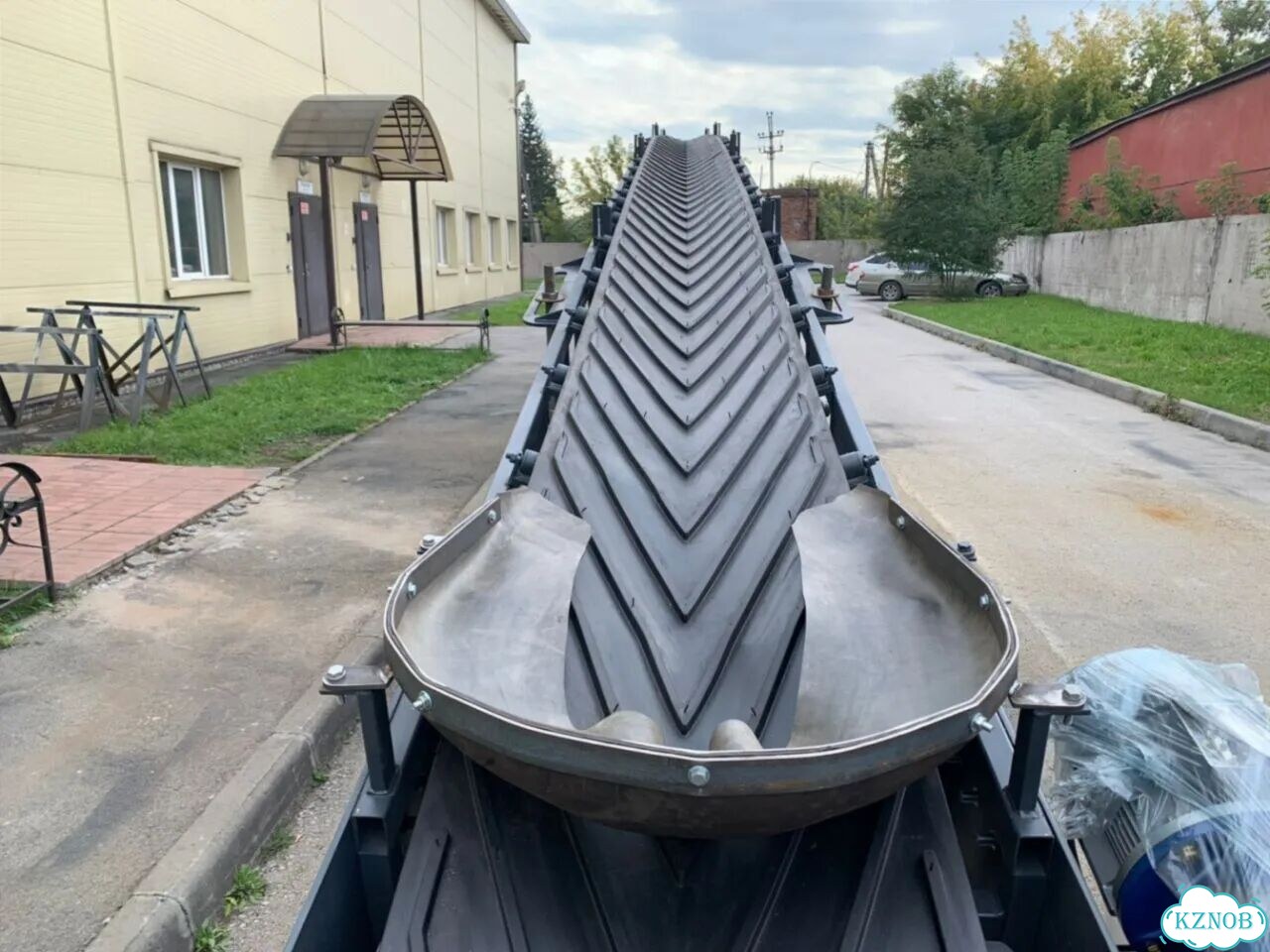 Ленточный транспортер Z-образный мобильный фото 4