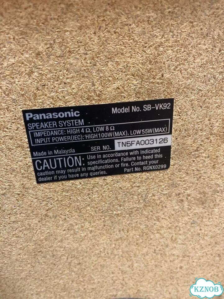 Колонка от центра Panasonic SB-VK92 фото 7