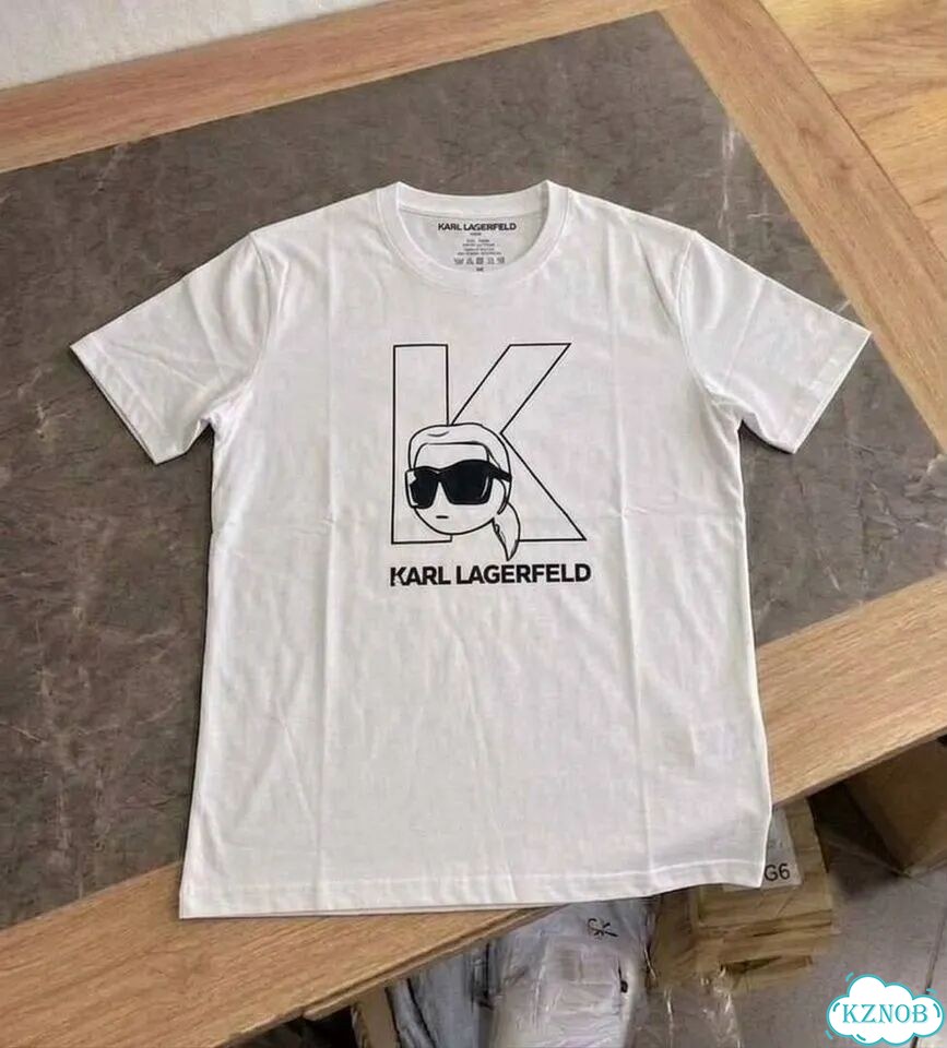 Футболка Karl Lagerfeld Ikon K-initial white фото 1