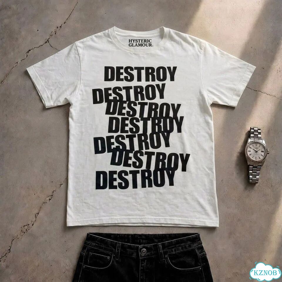 Футболка Hysteric Glamour Destroyed хайп фото 1