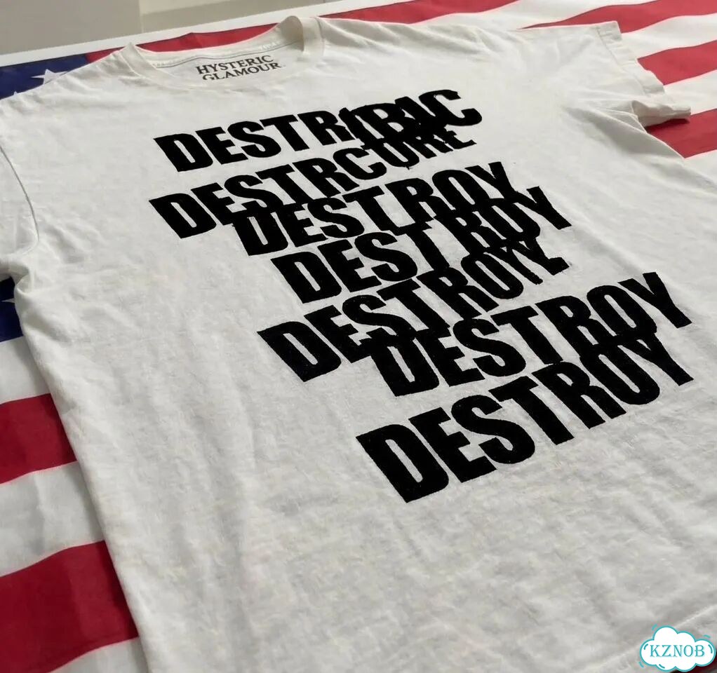 Футболка Hysteric Glamour Destroyed хайп фото 2