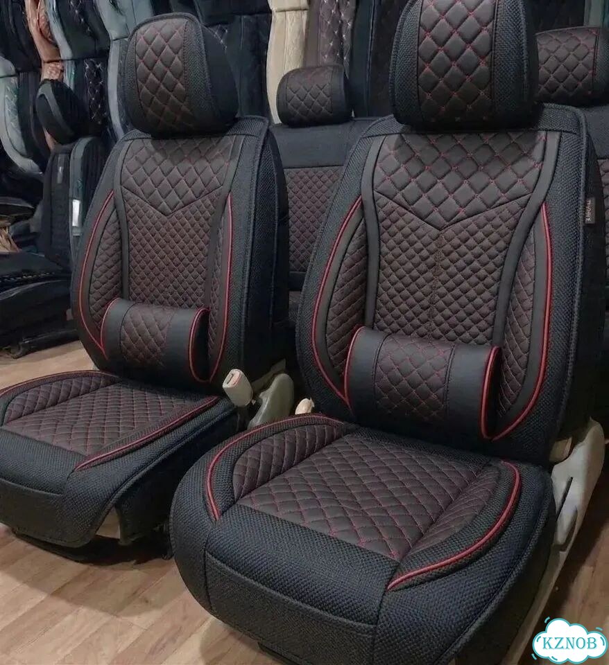 Авто чехлы польный комплект из льна фото 2