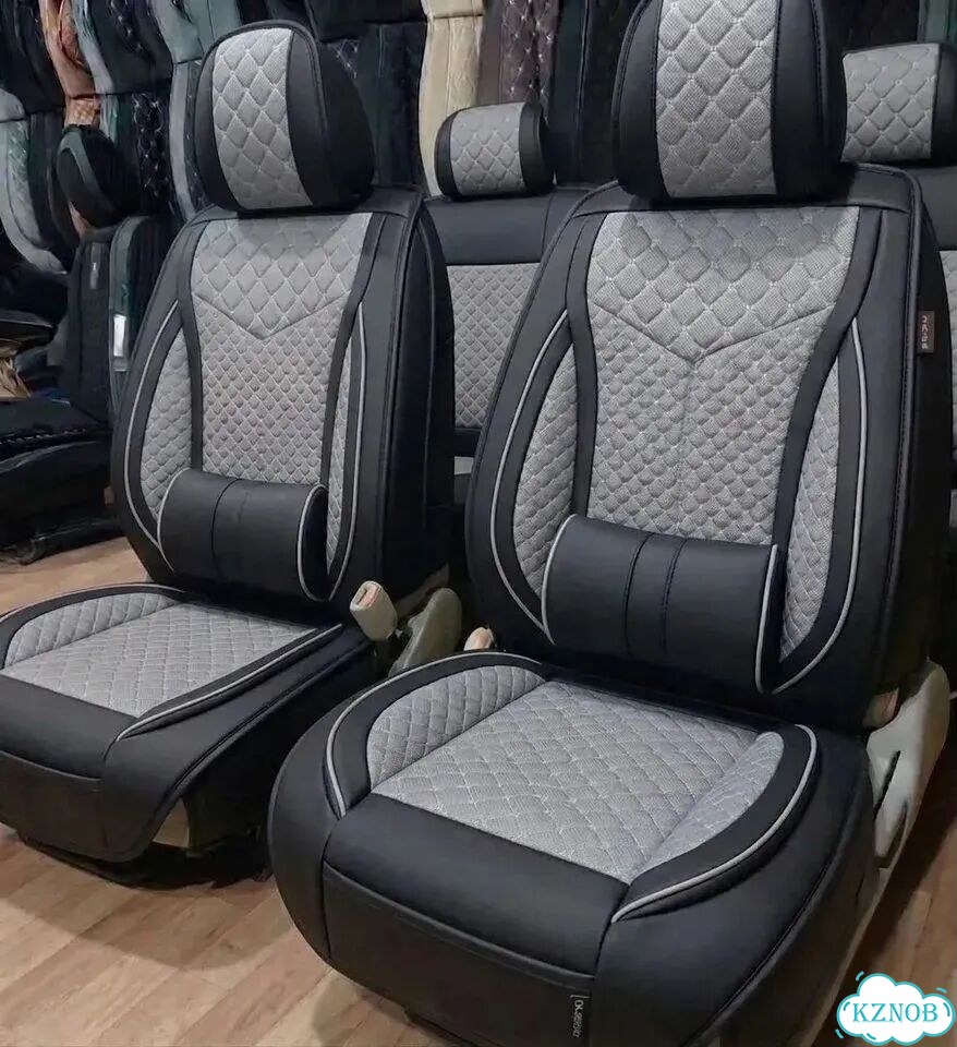 Авто чехлы польный комплект из льна фото 4