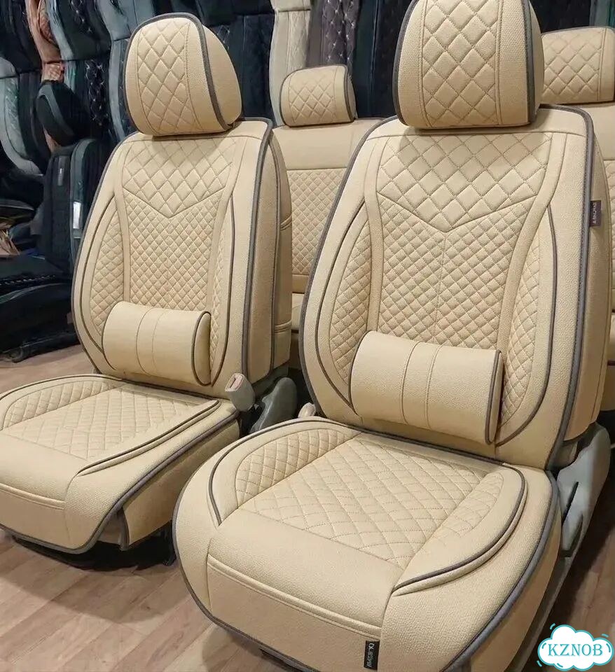 Авто чехлы польный комплект из льна фото 6