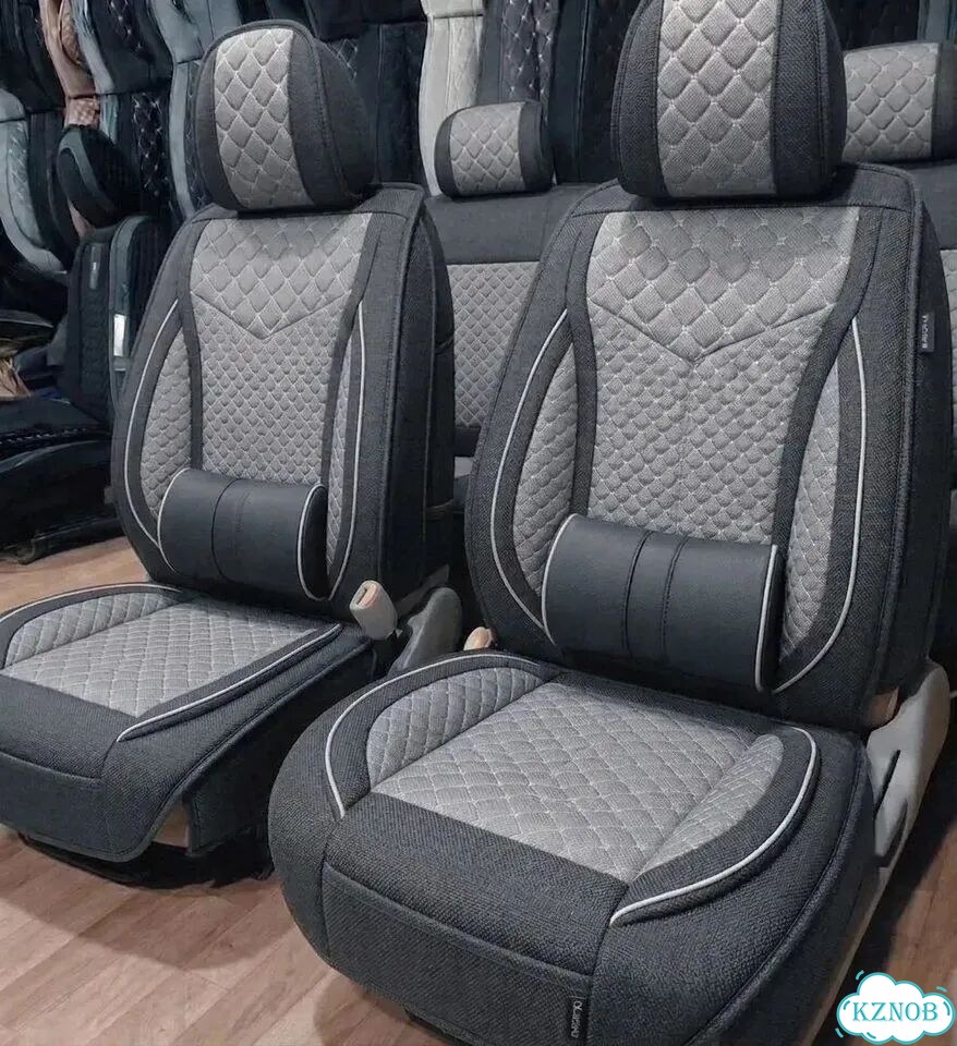 Авто чехлы польный комплект из льна фото 7