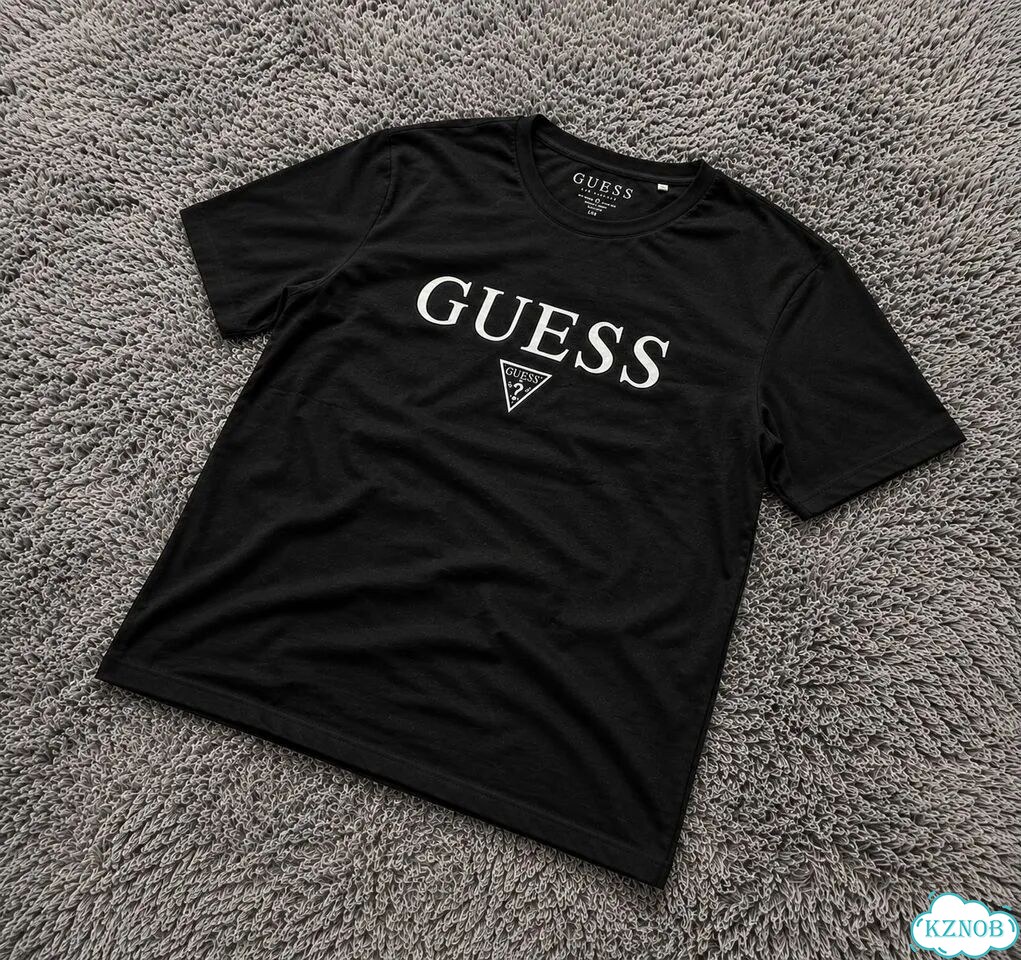 Футболка guess чёрная фото 1