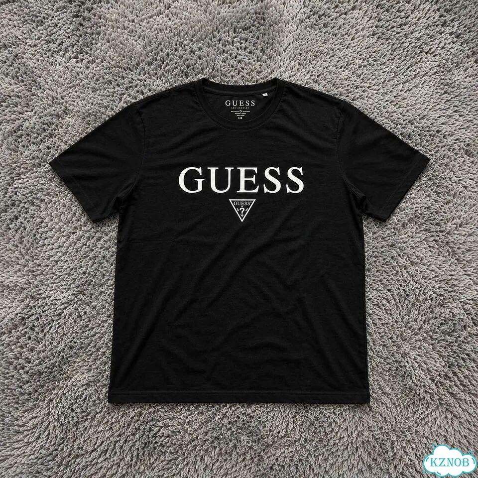 Футболка guess чёрная фото 2