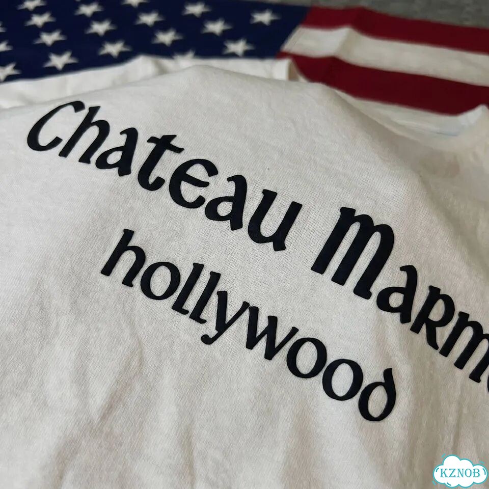 Футболка Gucci Chateau Marmont Hollywood белая фото 2