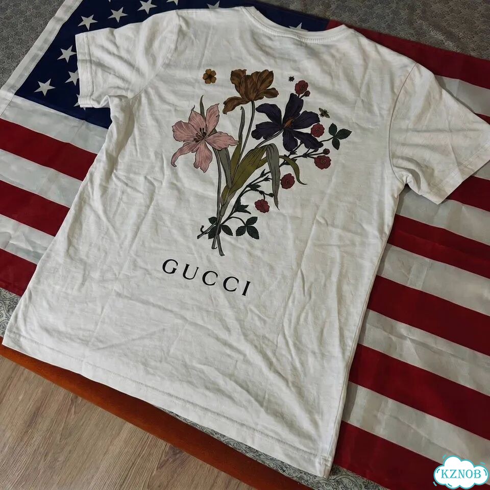 Футболка Gucci Chateau Marmont Hollywood белая фото 3