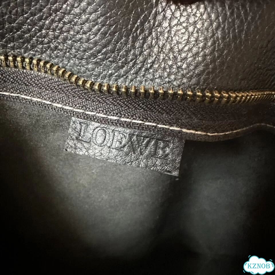Loewe сумка винтаж вощеная кожа шопер 90s фото 8