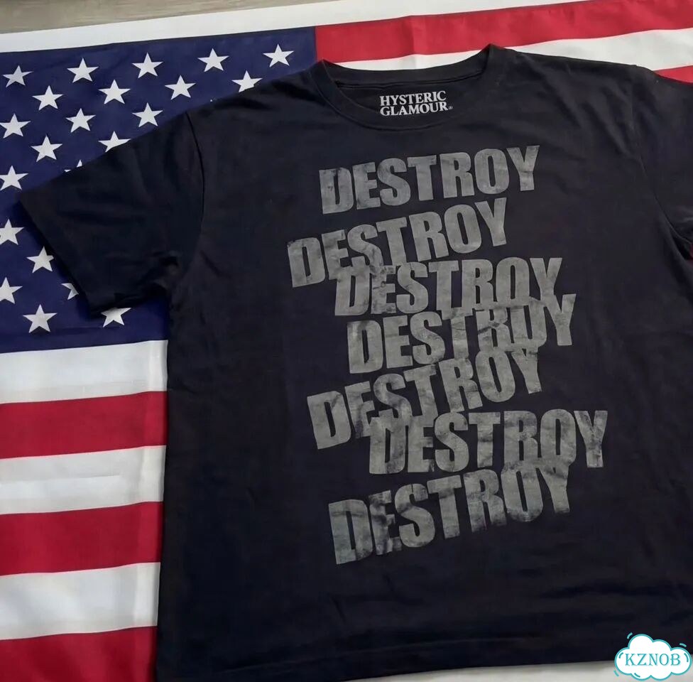 Футболка Hysteric Glamour Destroyed черная фото 2