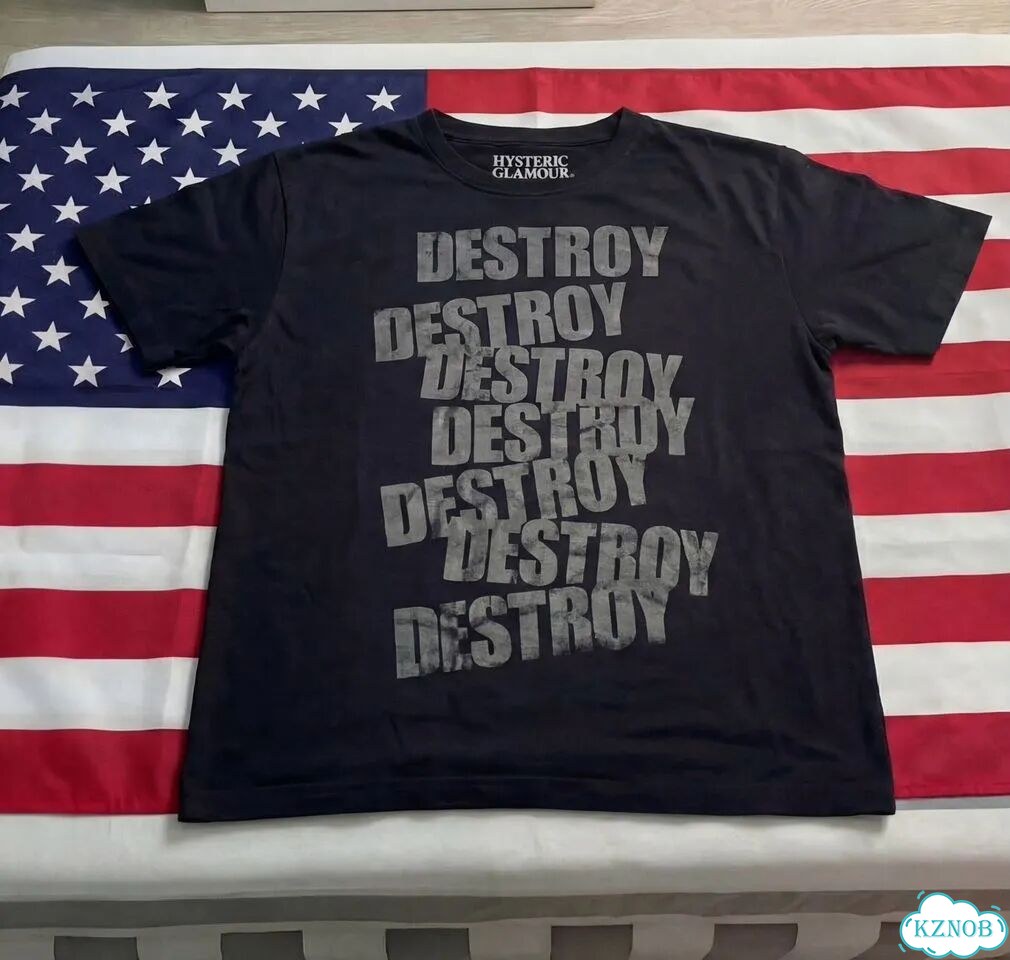 Футболка Hysteric Glamour Destroyed черная фото 4
