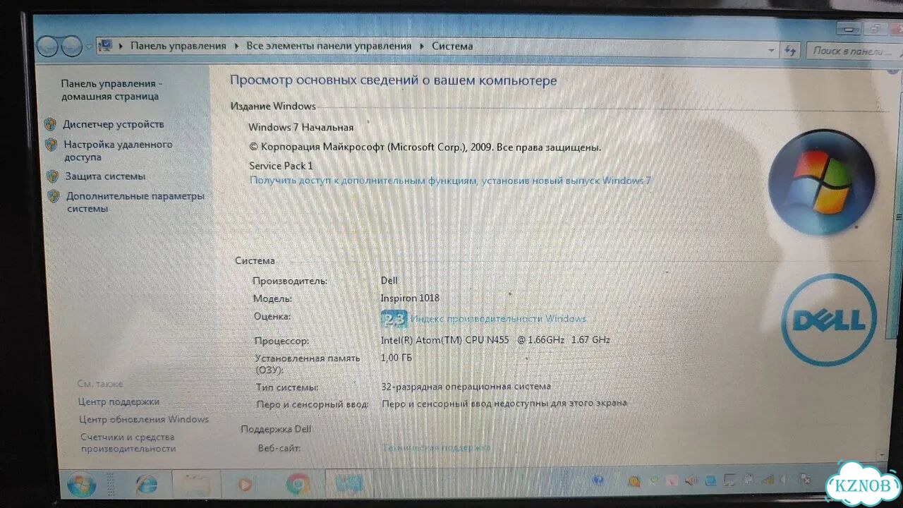 Нетбук Dell Mini 1018 (250гб) фото 4