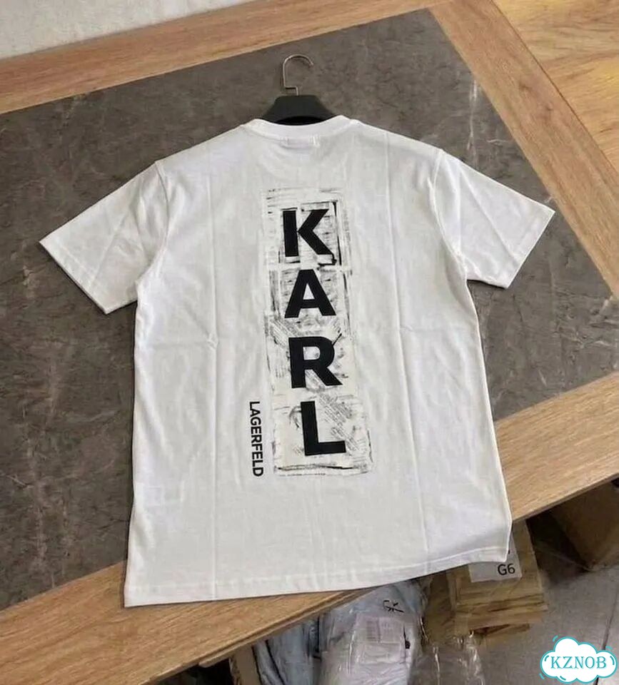 Футболка Karl Lagerfeld Ikon K-initial white фото 2