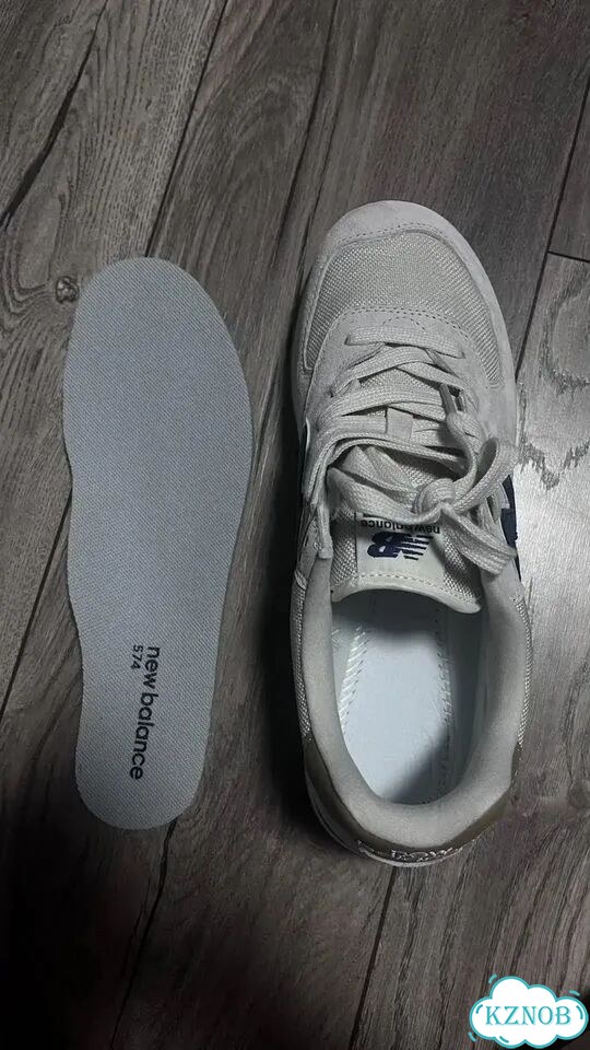 Кроссовки New balance 574 серые фото 5