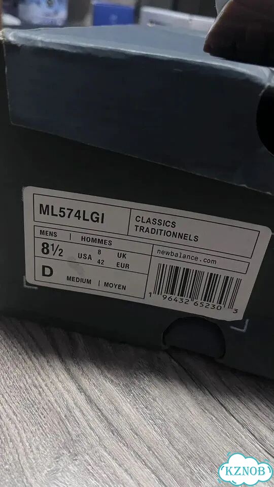Кроссовки New balance 574 серые фото 7