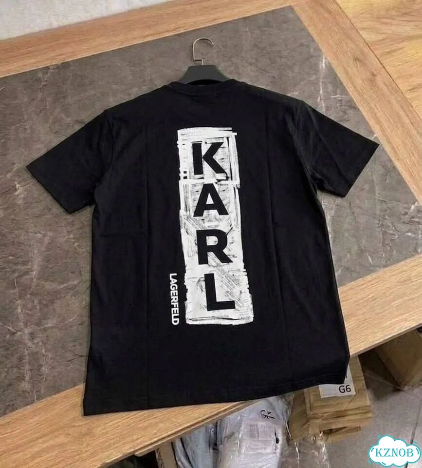 Футболка Karl Lagerfeld Ikon K-initial black фото 1