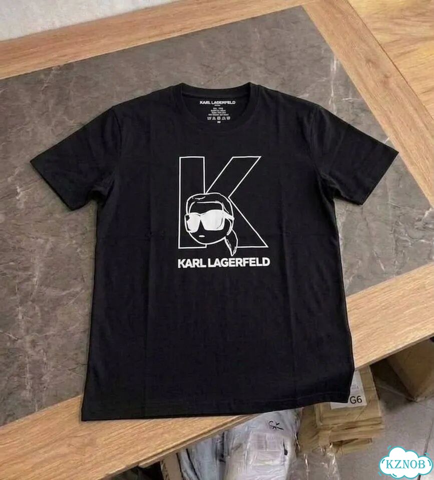 Футболка Karl Lagerfeld Ikon K-initial black фото 2